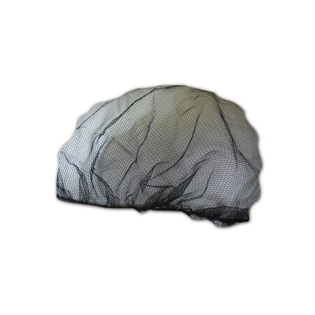 Magid Econowear Disposable Nylon Hairnet, 100/Dispenser, 18" 1818-BK